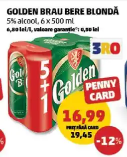 Penny GOLDEN BRAU Bere blondă Ofertă