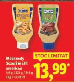 Lidl MCENNEDY Sosuri în stil american Ofertă