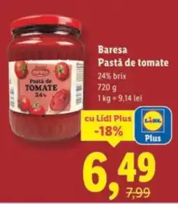 Lidl Baresa Pastă de tomate Ofertă