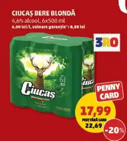 Penny CIUCAŞ Bere blondă Ofertă