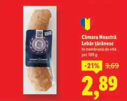 Lidl Cămara Noastră Lebăr țărănesc Ofertă