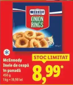 Lidl MCENNEDY Inele de ceapă în panadă Ofertă