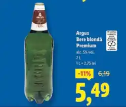 Lidl ARGUS Bere blondă premium Ofertă