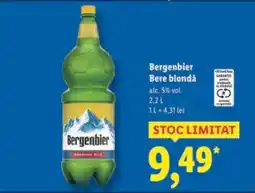 Lidl BERGENBIER Bere blondă Ofertă