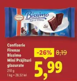 Lidl Confiserie Firenze Bissimo Mini Prăjituri glazurate Ofertă