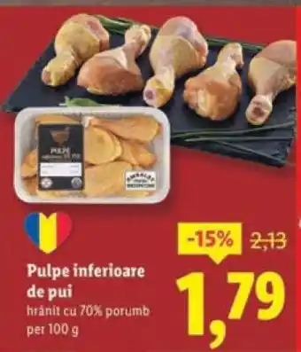 Lidl Pulpe inferioare de pui Ofertă