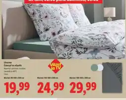 Lidl Livarno Cearșaf cu elastic Ofertă