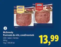Lidl MCENNEDY Pastramă de vită condimentată Ofertă