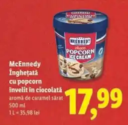 Lidl McEnnedy Înghețată cu popcorn învelit în ciocolată Ofertă