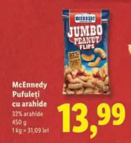 Lidl MCENNEDY Pufuleți cu arahide Ofertă
