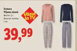 Lidl Esmara Pijama damă Ofertă