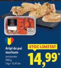 Lidl Aripi de pui marinate Ofertă