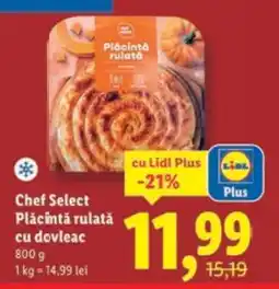 Lidl Chef Select Plăcintă rulată cu dovleac Ofertă
