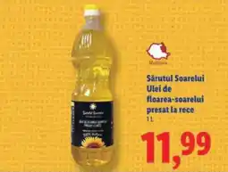 Lidl Sărutul Soarelui Ulei de floarea-soarelui presat la rece Ofertă