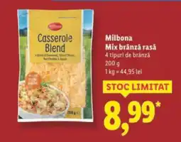 Lidl Milbona Mix brânză rasă Ofertă