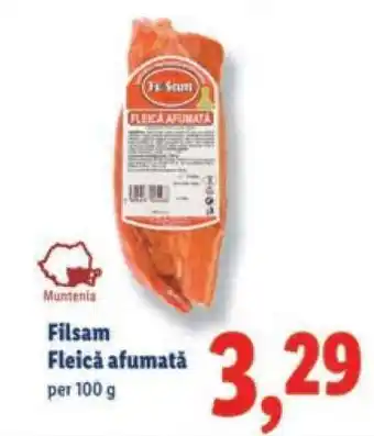 Lidl FILSAM Fleică afumată Ofertă
