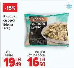 Carrefour Risotto cu ciuperci Edenia Ofertă