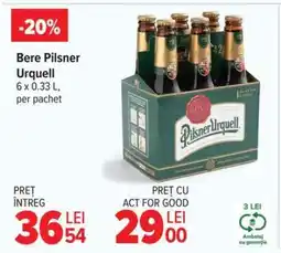 Carrefour Bere Pilsner Urquell Ofertă