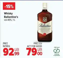 Carrefour Whisky Ballantine's Ofertă