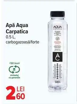 Carrefour Apă Aqua Carpatica Ofertă
