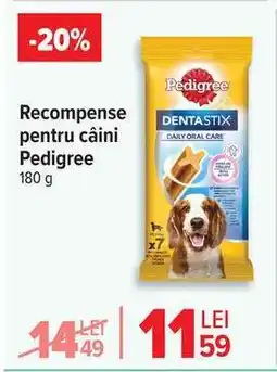 Carrefour Recompense pentru câini Pedigree Ofertă