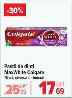 Carrefour Pastă de dinți MaxWhite Colgate Ofertă