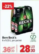 Carrefour Bere Beck's Ofertă