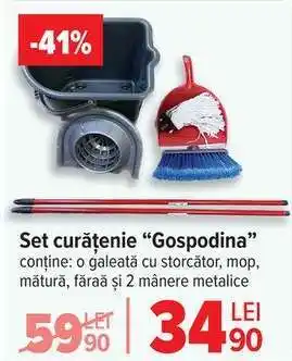 Carrefour Set curățenie “Gospodina” Ofertă