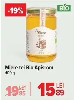 Carrefour Miere tei Bio, Apisrom Ofertă