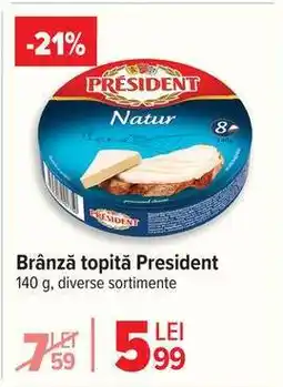 Carrefour Brânză topită Président Ofertă