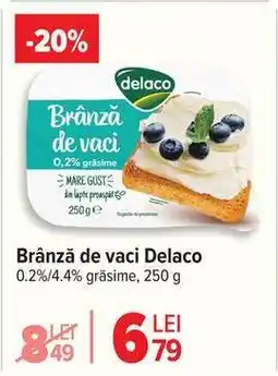Carrefour Brânză de vaci, Delaco Ofertă
