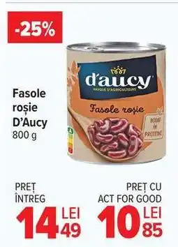 Carrefour Fasole roșie D'Aucy 800 g Ofertă