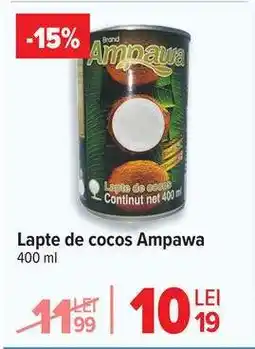 Carrefour Lapte de cocos Ampawa Ofertă