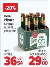 Carrefour Bere Pilsner Urquell 6 x 0.33 L Ofertă