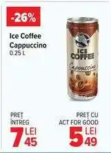 Carrefour Ice Coffee Cappuccino 0.25 L Ofertă