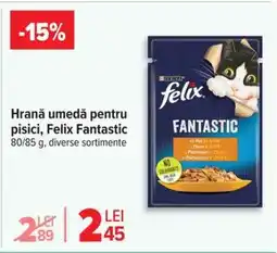 Carrefour Hrană umedă pentru pisici Felix Fantastic Ofertă