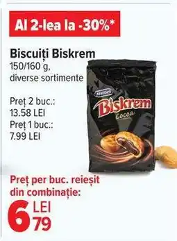 Carrefour Biscuiți BISKREM Ofertă