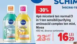 Carrefour Apă micelară Nivea Ofertă
