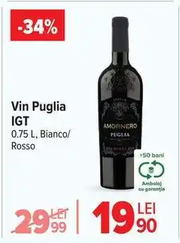 Carrefour Vin Puglia IGT Ofertă