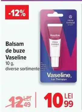 Carrefour Balsam de buze Vaseline Ofertă