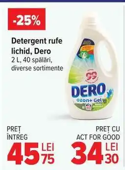 Carrefour Detergent rufe lichid, Dero Ofertă