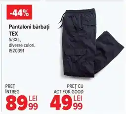 Carrefour Pantaloni bărbați TEX Ofertă