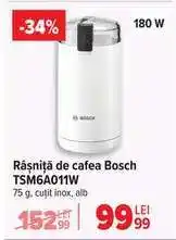 Carrefour Râșniță de cafea Bosch TSM6A011W Ofertă