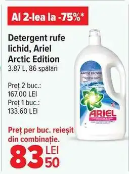Carrefour Detergent rufe lichid, Ariel Arctic Edition Ofertă