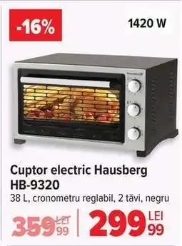Carrefour Cuptor electric Hausberg HB-9320 Ofertă