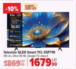 Carrefour Televizor QLED Smart TCL 55P71K Ofertă