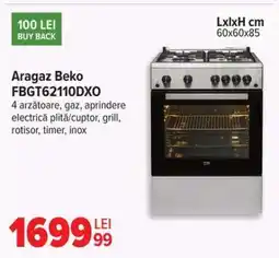Carrefour Aragaz Beko FBGT62110DXO Ofertă