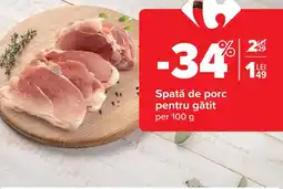 Carrefour Market Spată de porc pentru gătit Ofertă