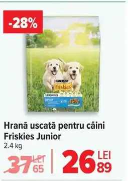 Carrefour Market Hrană uscată pentru câini Friskies Junior Ofertă