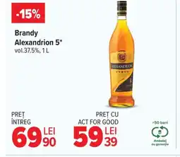 Carrefour Market Brandy Alexandrion 5* Ofertă